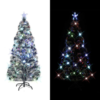 vidaXL Artificial Christmas Tree with Stand/LED 280 Branches Decor Multi Sizes-0