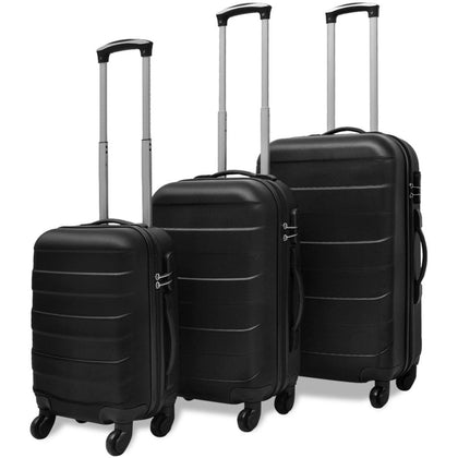 vidaXL 3 Piece Hardcase Trolley Set Trip Travel Luggage Suitcase Multi Colors